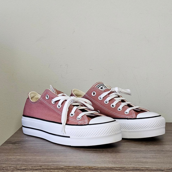 Converse Women's CTAS Lift  Oxfords  Size 7.5 Light Saddle A10648F NWT - Picture 3 of 8